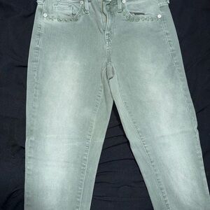 Elegant Olive Skinny Jeans for Women